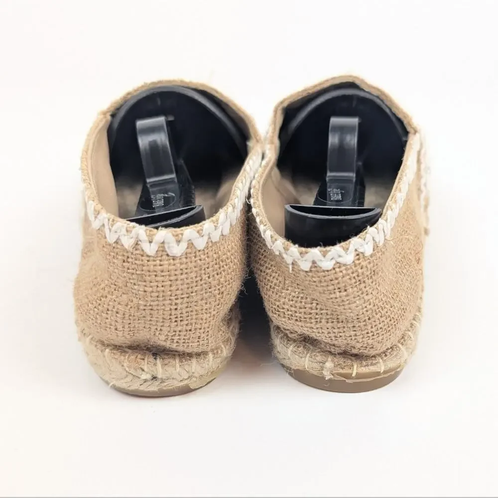 Antik Batik Tori Espadrilles EU 38 Natural Slip On Woven Flat Resort Boho